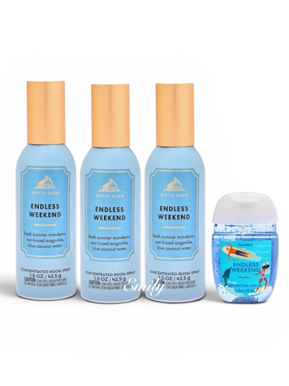 3X Bath & Body Works ENDLESS WEEKEND Concentrated Room Sprays